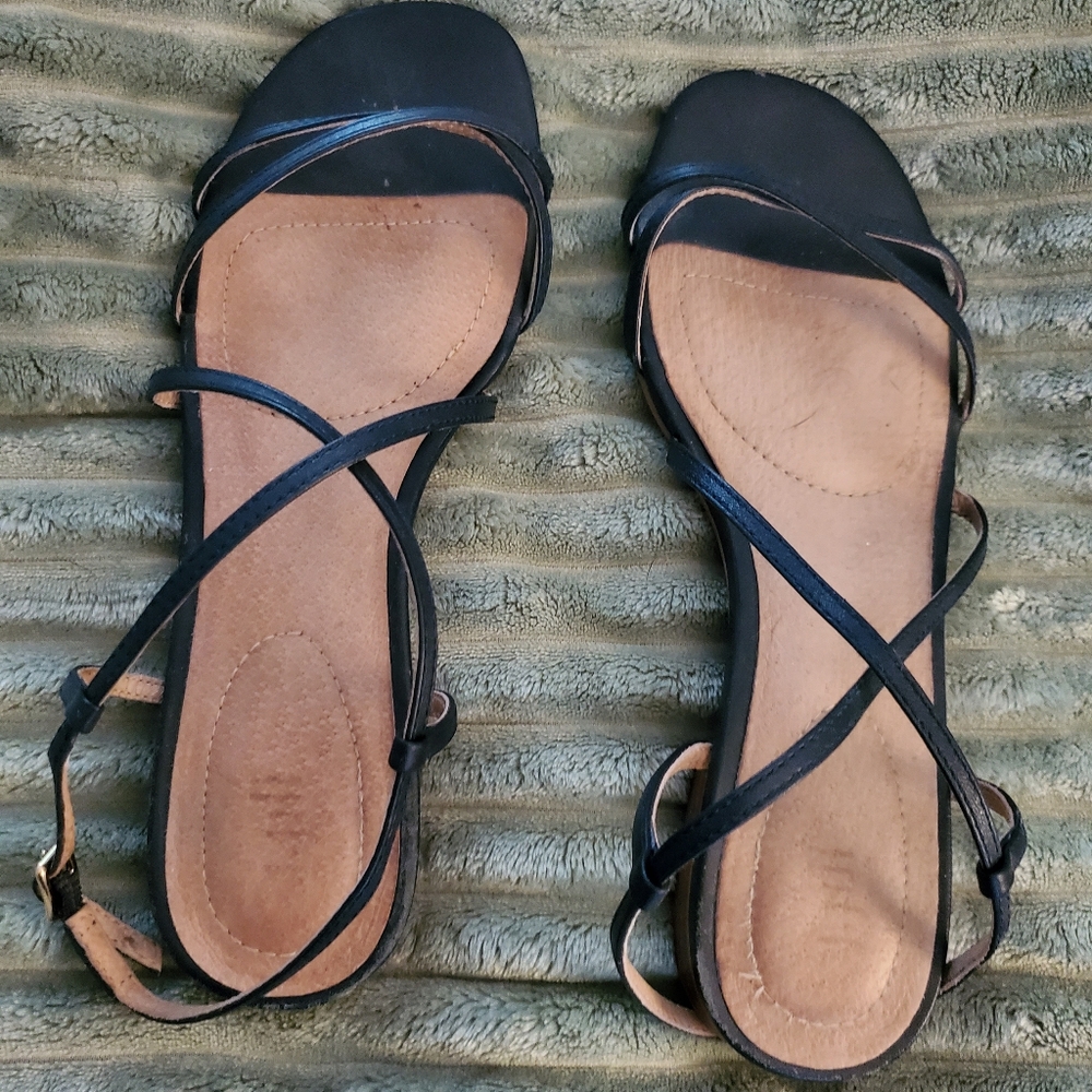 J. Jill Blue Sandals Minimalist Design